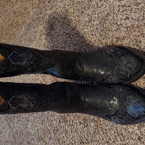 Old Gringo Black Heeled Boots